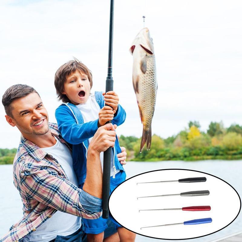 送料無料 フックリムーバー 釣り針リムーバー 単品 1個 針外し フック外し ステンレス 細身 スリム 魚釣り 釣り道具 フィッシング 取り外し フックリリーサー コンパクト 携帯 持ち運び