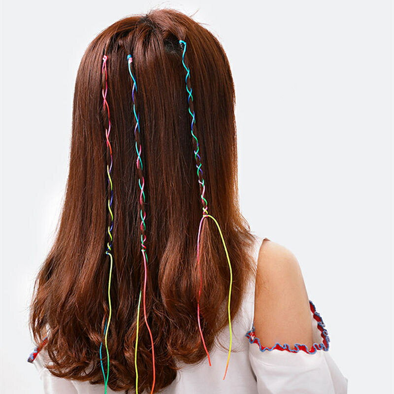 送料無料 編み込みリボン ヘアリボン 10本セット キッズ 女の子 ガールズ ヘアアク...