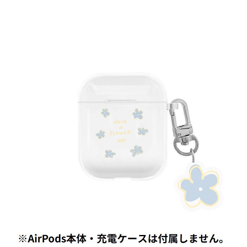 送料無料 AirPods エアーポッズ ケース カバー チャーム付き TPU 透明 クリア 夏 春 海 オーシャン 貝殻 空 ソフト 保護 耐衝撃 イヤホン収納 おしゃれ AirPods第1 第2世代 AirPods第3世代 AirPodsPro plusnao-10353442 Plus Nao サンプル画像3