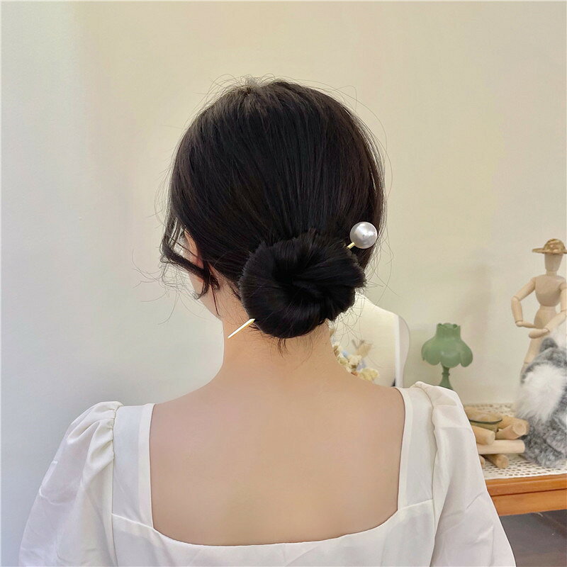 送料無料 かんざし 簪 1本刺し レディース 女性 ヘアアクセサリー フェイクパール ...