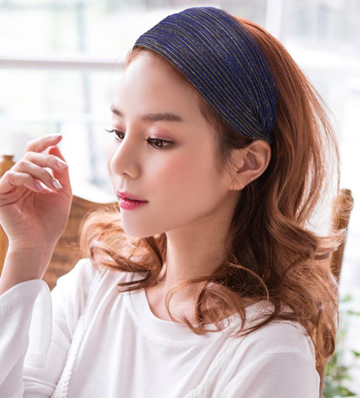 送料無料 カチューシャ レディース ヘアアクセサリー 髪飾り 髪留め 幅広 メッシュ キラキラ 透け感 ヘアアレンジ まとめ髪 おしゃれ 3