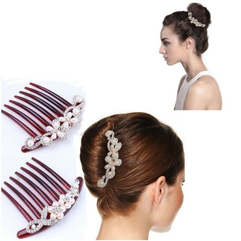 送料無料 コーム ヘアアクセサリー くし 櫛 かんざし ヘアアレンジ まとめ髪 髪飾...