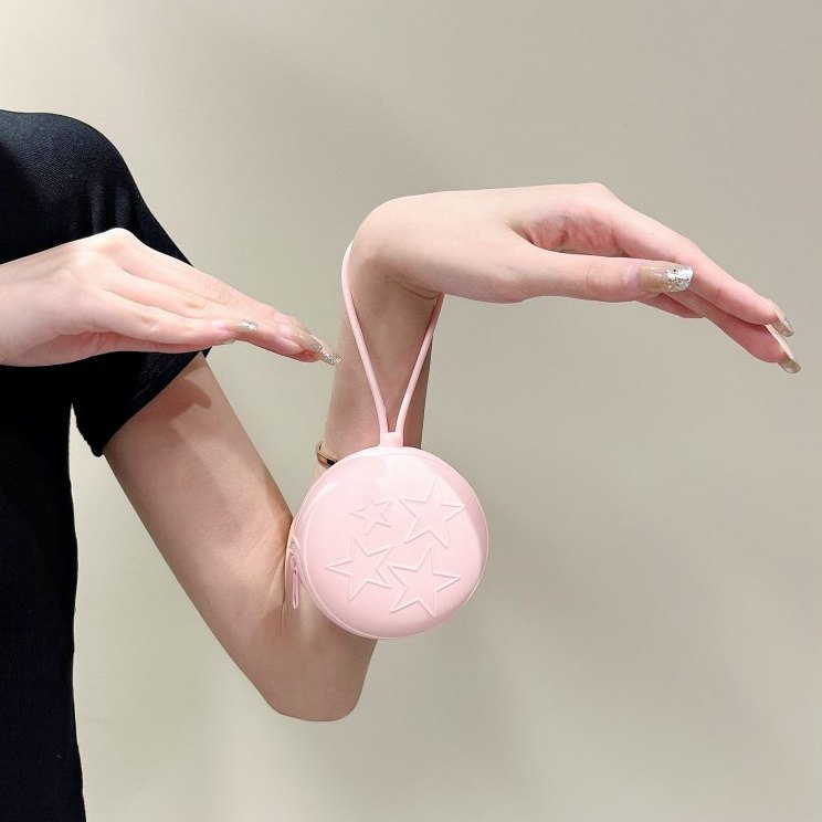 送料無料 イヤホンケース ガジェットポーチ 小物ケース 丸型 シリコン マルチケース 星 スター カラバリ豊富 可愛い おしゃれ plusnao-10352476 Plus Nao サンプル画像3