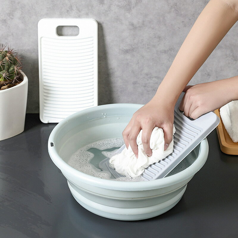送料無料 洗濯板 洗濯用品 ウォッシュボード 小型 小さめ コンパクト 衣類 下着 ベ...