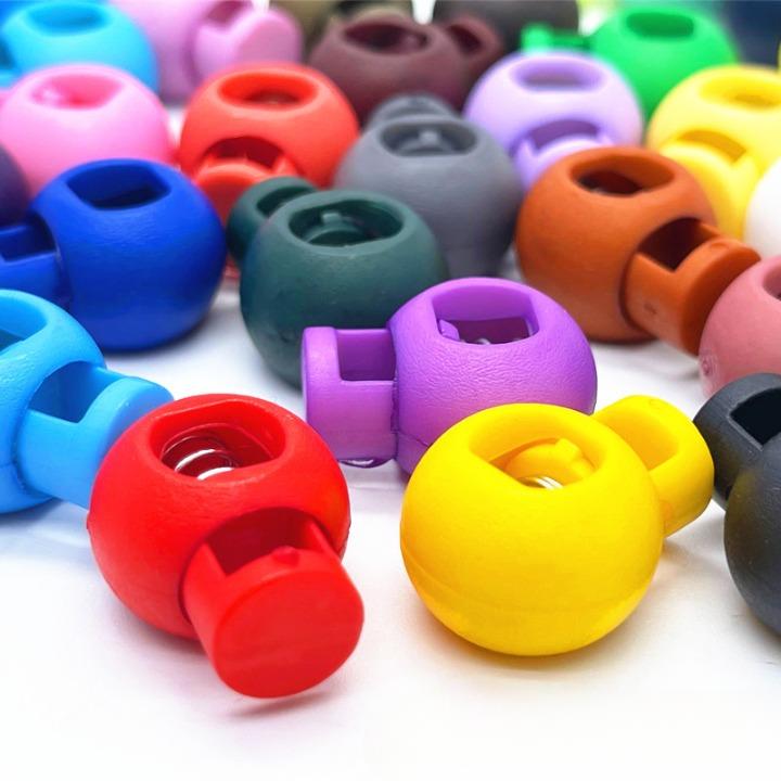 送料無料 コードストッパー 20個セット 8mm セット プラスチック スプリング 紐 裾 絞り バックル クリア カラバリ豊富 かわいい おしゃれ アレンジ レディース メンズ 子供 キッズ カスタマイズ plusnao-10359980 Plus Nao サンプル画像3