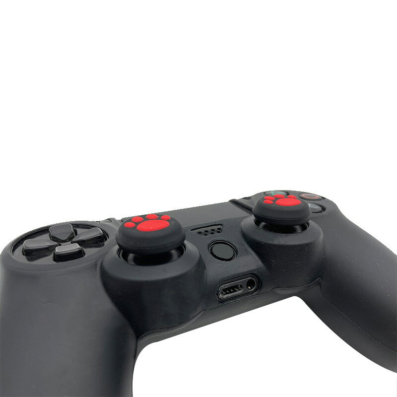 Plus Naoの送料無料 アナログスティックカバー 4個セット ゲームアクセサリー 肉球 滑り止め かわいい 汎用 PS4用 PS3用 PS5用 XBOXone用 XBOX360用｜アングル3