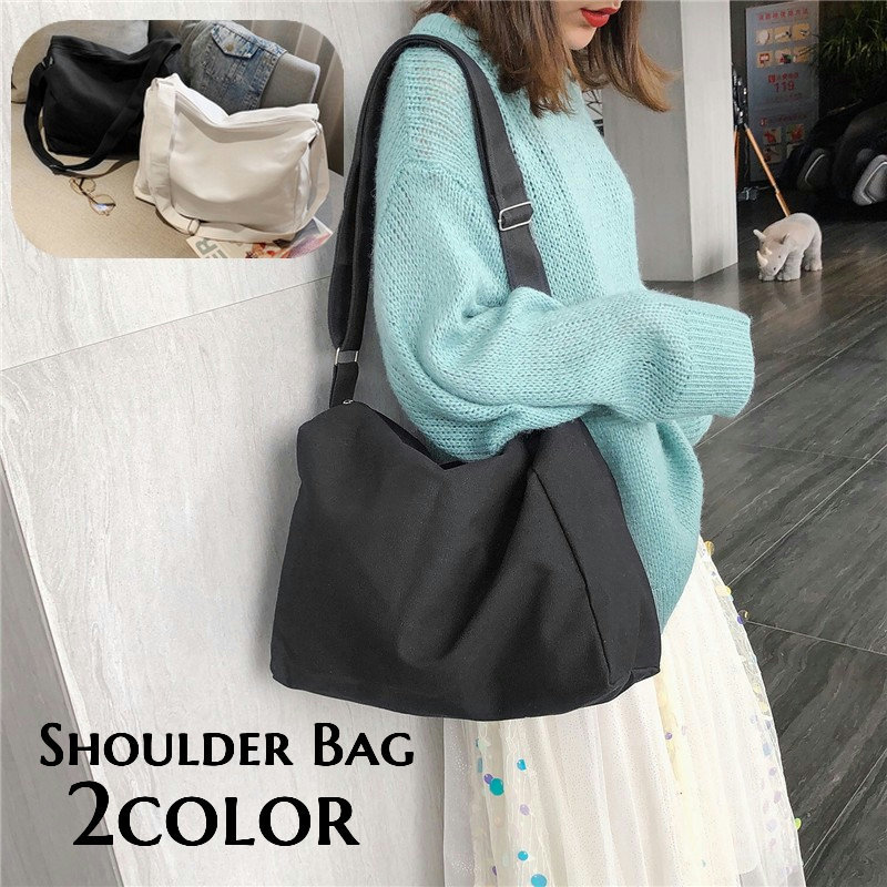 送料無料 ショルダーバッグ 斜め掛け 肩掛けバッグ レディース 女性 婦人用 鞄 かばん 大きめ キャンパ..