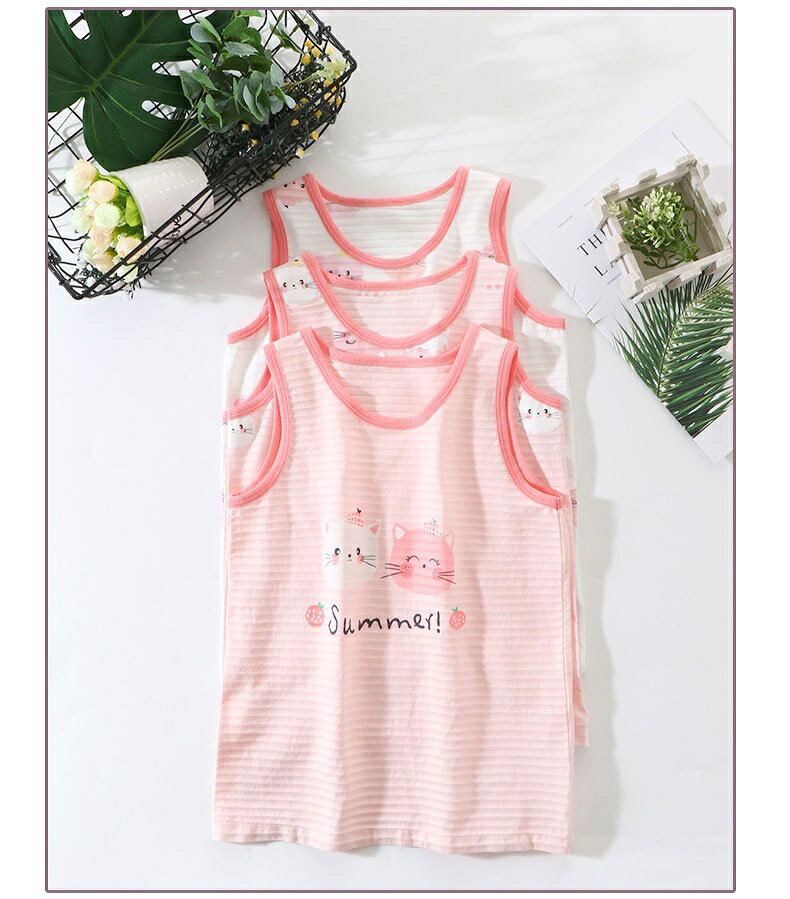 送料無料 タンクトップ 肌着 3枚セット インナー キッズ 子供服 女の子 下着 ノー...