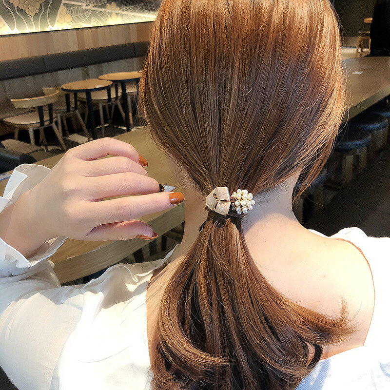 送料無料 ヘアゴム 5個セット 5本セット ヘアアクセサリー レディース フェイクパ...