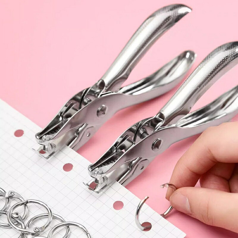 送料無料 穴あけパンチ 1穴 3mm 6mm ハンディ 丸穴 ルーズリーフ ファイリング プリント 書類整理 事務用品 紙 ハンド 文房具 文具 まとめる 便利 簡単 plusnao-10362216 Plus Nao サンプル画像2