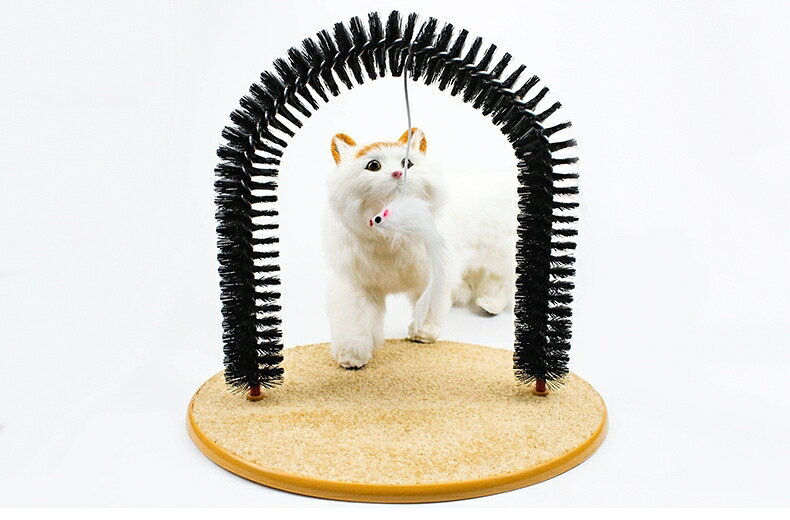 送料無料 ペット用ブラシ グルーミングブラシ セルフブラシ ネコ 猫用品 ペット用...