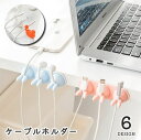 送料無料 ケーブルホルダー 2穴 3穴 2本用 3本用 USBケーブル 充電ケーブル 充電コード パソコン周辺機器 イヤホン スマートフォン タブレット 配線 電源コード 収納 整理整頓 はめ込み カニ 蟹 ウサギ 兎 かわいい ユニーク お洒落 便利 コンパクト 省スペース スタイリッシ