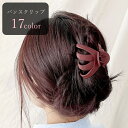送料無料 バンスクリップ ヘアクリップ 髪留め レディース 女性 お揃い ペアルック ヘアアクセサリー ファッション雑貨 無地 マットカラー ブラック オフホワ...