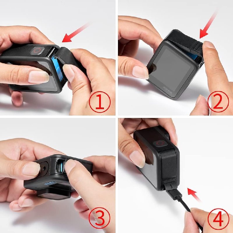 ����̵�� GoPro�ѥХåƥ꡼���С� hero10 hero9 �����ɥ��С� �����ץ� Black ���� ���ӳ� ���Ų�ǽ �ե� ����� ���������꡼