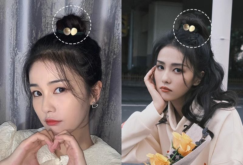 送料無料 ヘアゴム 髪ゴム レディース ヘアアクセサリー 髪留め まとめ髪 髪飾り ...