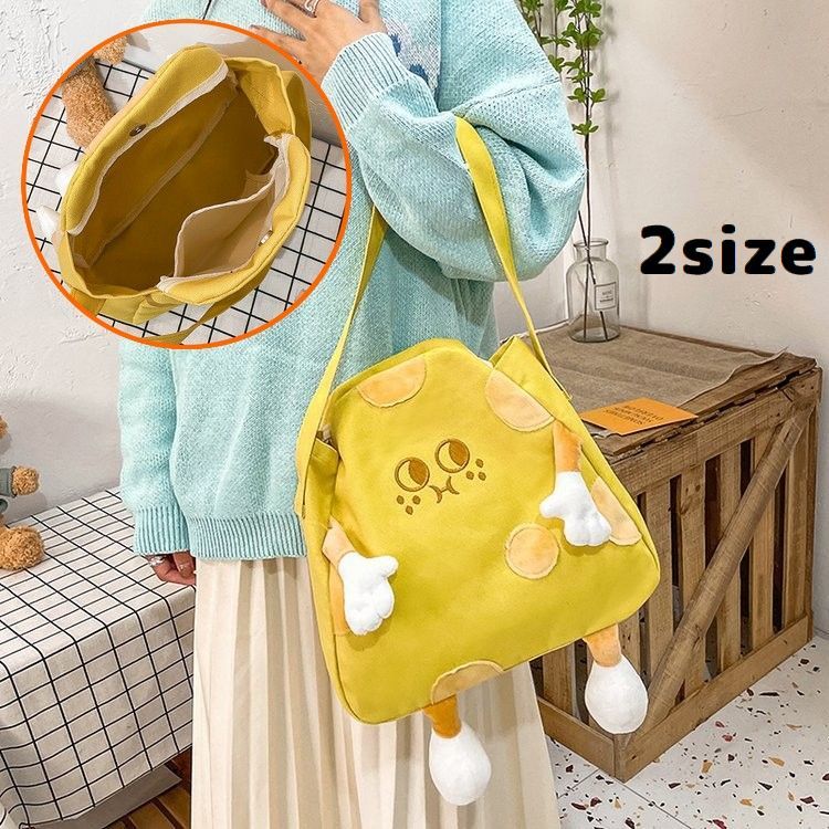 かわいい手足付きの面白いデザイン♪ レディース用の2WAYバッグです。 ちょっとしたプレゼントや母の日ギフト等にも◎ 【サイズについて】 画像をご参照ください。 【カラーについて】 生産ロットにより柄の出方や色の濃淡が異なる場合がございます。 お使いのモニターや撮影時の光の加減などにより 画像と実際の商品のカラーが異なる場合もございます。 予告なしにカラーやデザインなどの変更がある場合もございます。