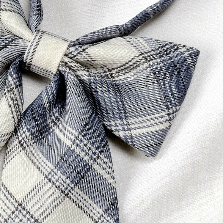 送料無料 リボンタイ 蝶ネクタイ レディース 女性 ファッション雑貨 制服風 学生風 生徒風 総柄 チェック グリーン レッド ブルー グレー シンプル カジュアル 可愛い キュート ポップ シック おしゃれ ガーリー コスプレ小物 仮装 コスチューム