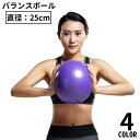送料無料 バランスボール エクササイズボール 25cm 体幹トレーリン...(4)