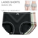 送料無料 スタンダードショーツ レディース ランジェリー 大きいサイズ 大きめ 下着 レース リボン パンツ 単品 かわいい 無地 ブラック グレー ピンク L XL 2XL 20代 30代 40代 50代 60代