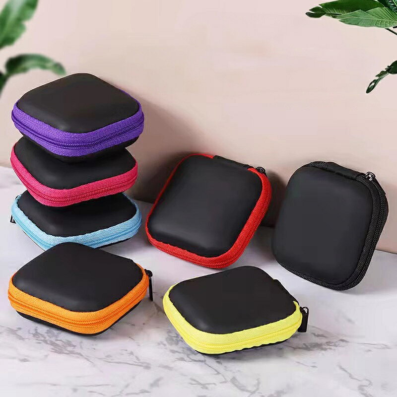 送料無料 ガジェットポーチ ガジェットケース イヤホンケース 充電ケーブル 小物入れ ラウンドファスナー ジッパー コード ケーブル 持ち運び ポータブル 旅行 出張 お出かけ トラベルポーチ シンプル お洒落 可愛い plusnao-10378872 Plus Nao サンプル画像3