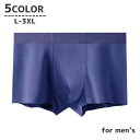 送料無料 ボクサーパンツ メンズ 男性 紳士 前閉じ インナー 下着 パンツ 薄手 無地 単色 シンプル 大きいサイズ 普段使い デイリー