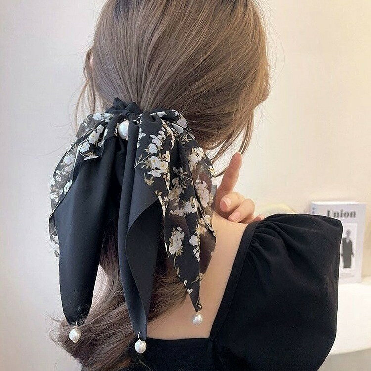 送料無料 シュシュ 単品 1個 リボン ヘアゴム 髪ゴム レディース 女性 ヘアアクセ...