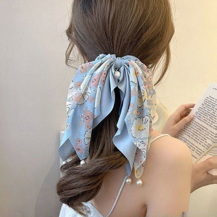 送料無料 シュシュ 単品 1個 リボン ヘアゴム 髪ゴム レディース 女性 ヘアアクセ...