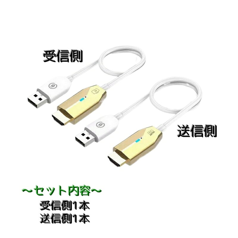 送料無料 ワイヤレスHDMIエクステンダー 送受信セット 2本 HDMIケーブル 高解像度 オフィス AV テレビ USB 無線 映像 オフィス 家庭 ワイヤレストランスミッター plusnao-10382946 Plus Nao サンプル画像3