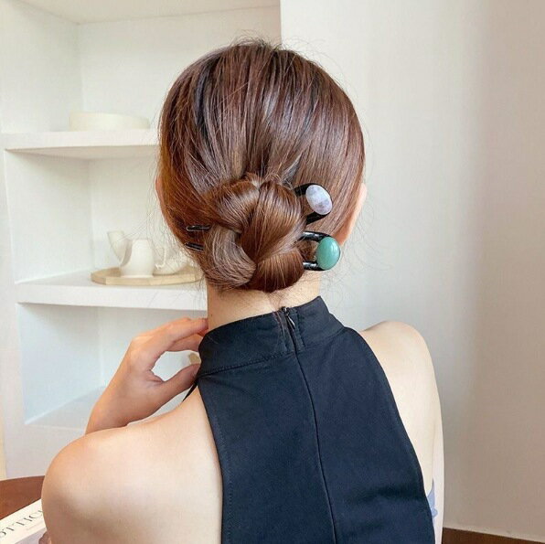 送料無料 U字かんざし U字簪 Uコーム レディース 女性 ヘアアクセサリー ファッシ...