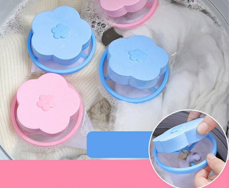 送料無料 くず取りネット 洗濯機用 糸くずフィルター 単品 糸くず 毛玉 ゴミ取り シンプル コンパクト 繰り返し使用 お手入れ簡単 洗濯用品 便利グッズ ランドリー用品 青 ピンク plusnao-10384598 Plus Nao サンプル画像3