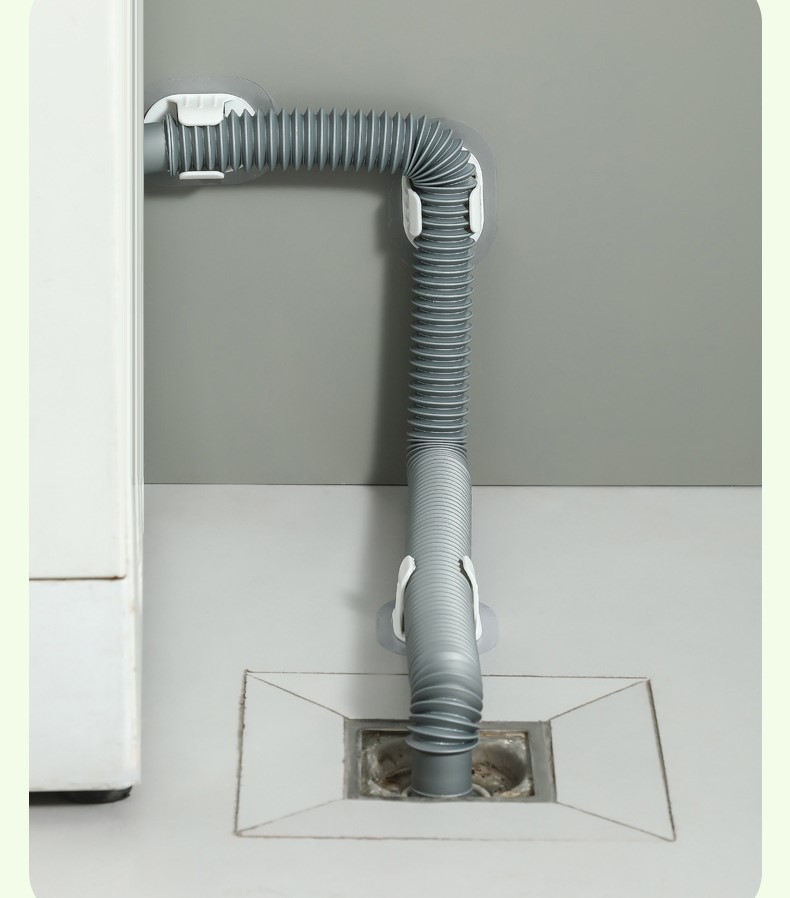 送料無料 ホースホルダー 同色4個セット 排水管ホルダー 洗濯機用 洗濯機アクセサ...