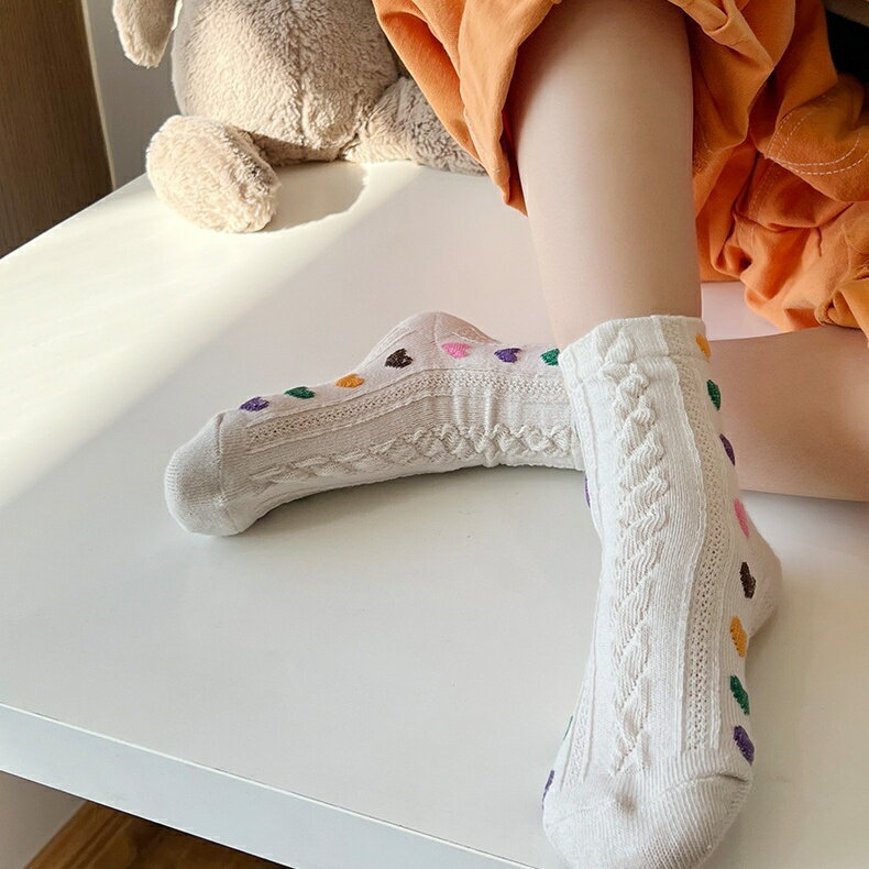 送料無料 靴下 5足セット クルーソックス ショートソックス 子供用 キッズ ベビー ジュニア 女の子 男の子 おしゃれ かわいい ハート ボーダー くつ下 カジュアル デイリー 普段使い お出かけ 通学 通園 男児 女児 幼児 小学生 子ども こども 3