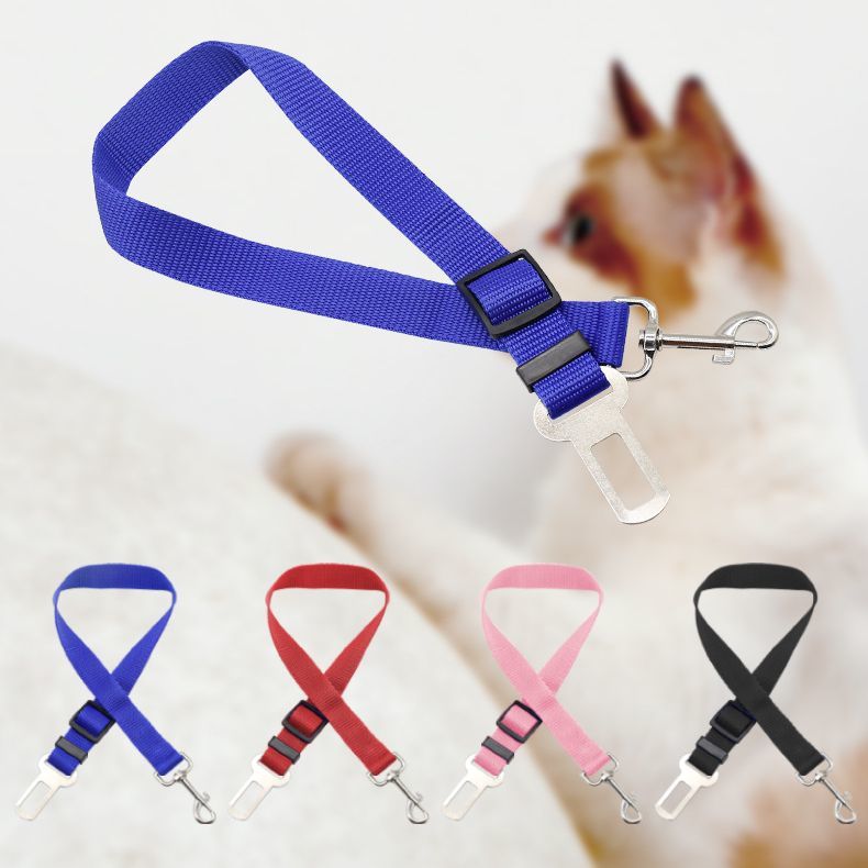 Plus Naoの送料無料 ペット用シートベルト リード ベルト紐 ペットグッズ 犬用 猫用 わんちゃん用 飛び出し防止 車用品 車用リード ペット用品 ドライブ アウトドア 犬 猫 ドッグ｜アングル2