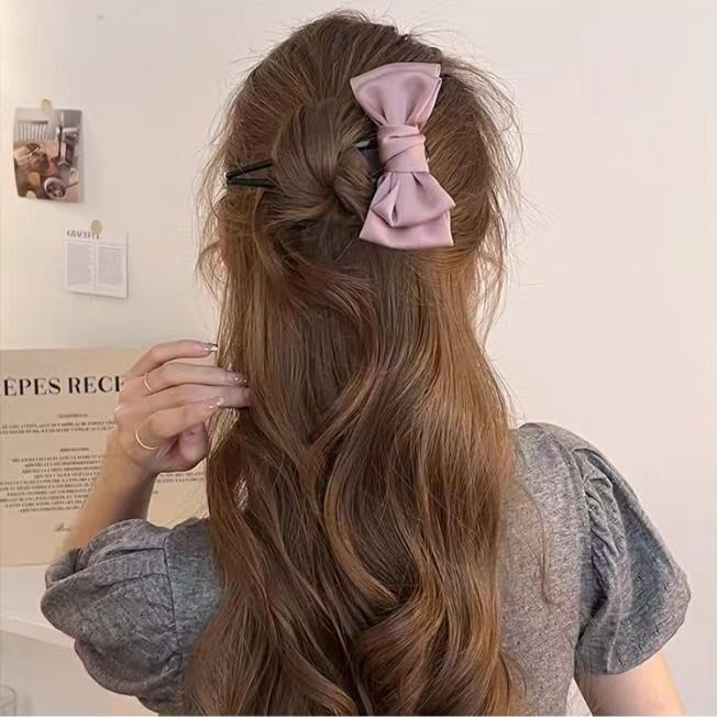 送料無料 かんざし 簪 レディース 婦人用 ヘアアクセサリー 髪飾り U字型 リボン ...