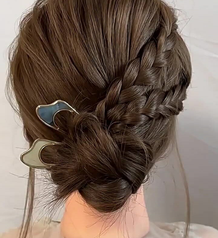 送料無料 かんざし ヘアコーム U字コーム 簪 ヘアピン ヘアスティック レディース ...