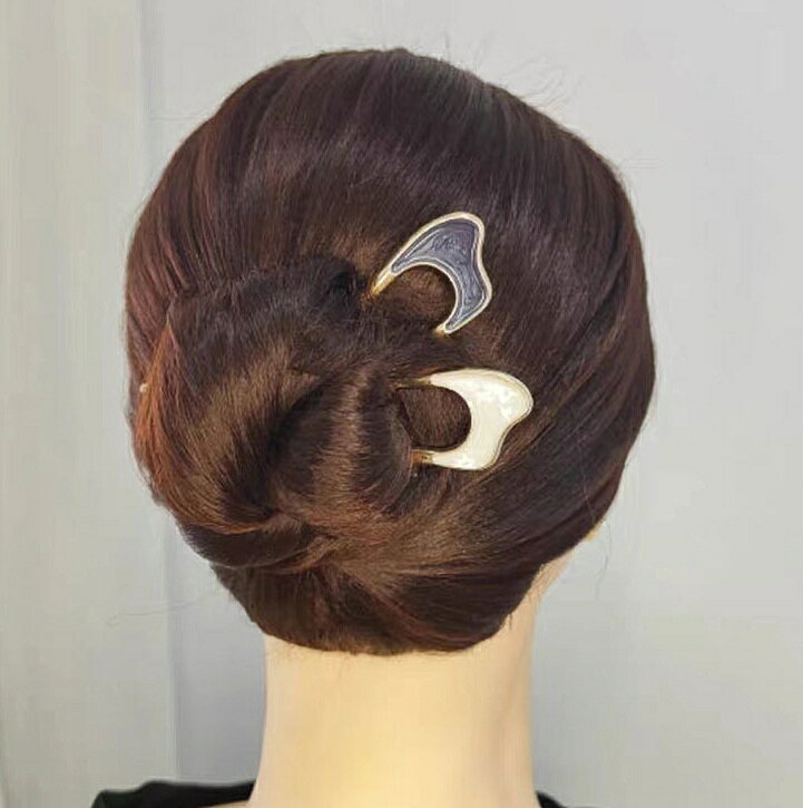 送料無料 かんざし ヘアコーム U字コーム 簪 ヘアピン ヘアスティック レディース ...