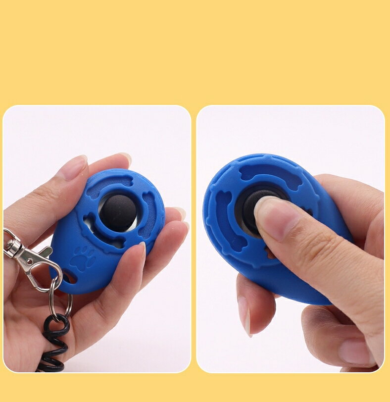 Plus Naoの送料無料 ペット用クリッカー ペット用品 犬 イヌ トレーニング 訓練 しつけ おすわり ストラップ付き 室内 屋外 かわいい カラバリ豊富｜アングル3