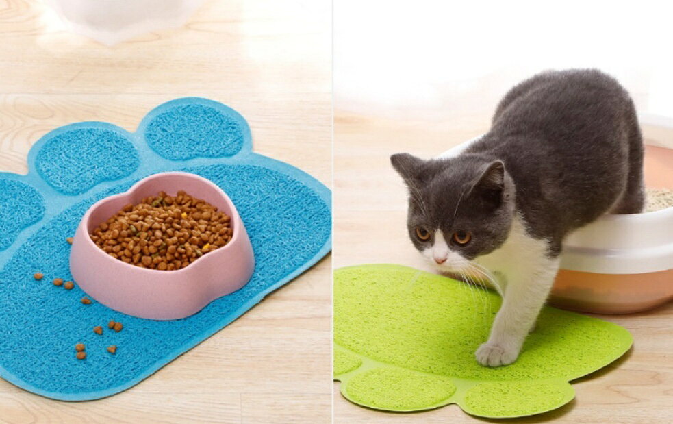送料無料 砂取りマット 猫用 30×40cm ネコ ペット用品 トイレマット 滑り止め 肉球...