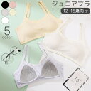 送料無料 ジュニアブラ ハーフトップ スポーツブラ スポブラ インナー 下着 女の子 子供 ブラジャー ノンワイヤー パッド入り シンプル 小学生 中学生 ホワイト 白 ブラック 黒 グレー