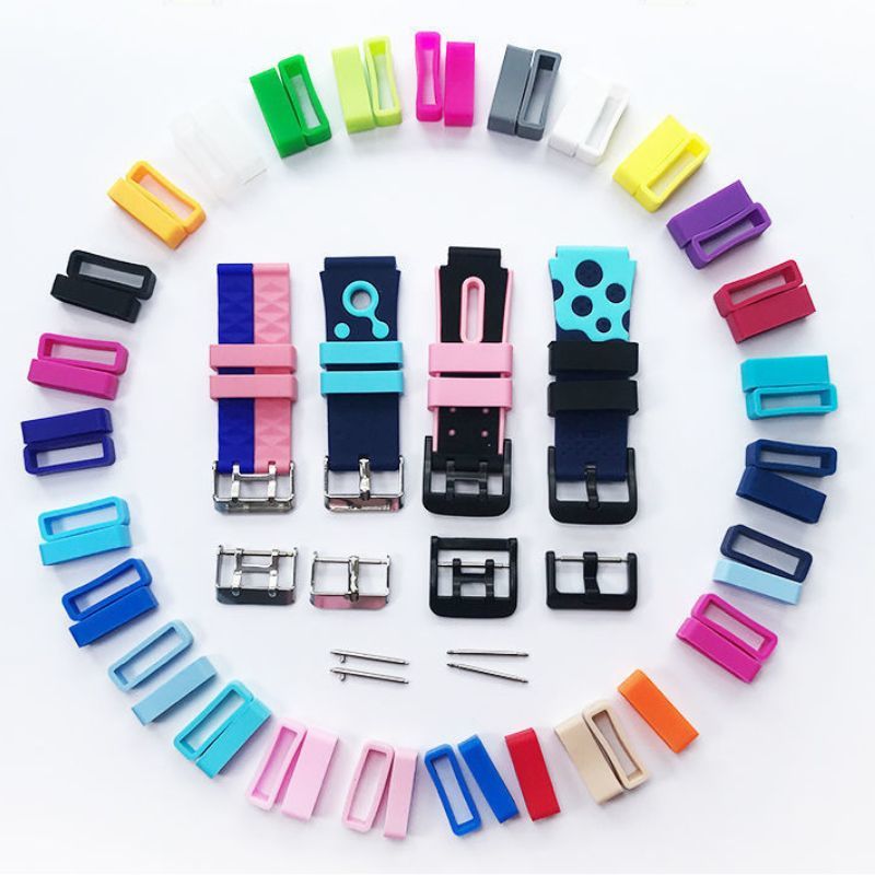 送料無料 腕時計用ベルトループ バンドループ 2個セット 遊環 ベルト通し 単品 シリコン ラバー 交換用 修理 代用