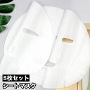 送料無料 シートマスク 5枚セット シートのみ 化粧水無し スキンケア用品 フェイスパック フェイスマスク フェイスシート フェイシャルシート 美容 化粧水 保...