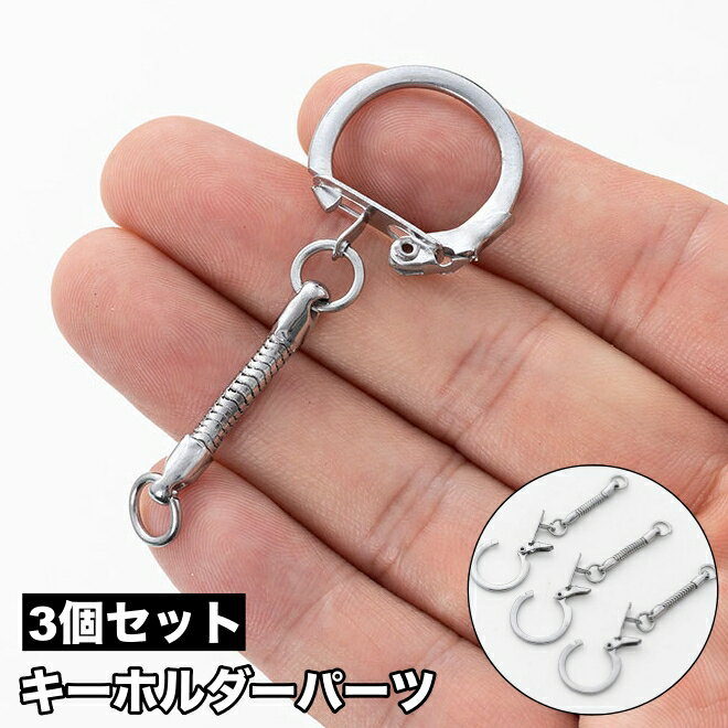 ハンドメイドにご活用いただけるキーホルダーパーツ3個セットです。 キーホルダー、バッグチャームなど、アクセサリーに◎ 【サイズについて】 画像をご参照ください。 【カラーについて】 生産ロットにより柄の出方や色の濃淡が異なる場合がございます。 お使いのモニターや撮影時の光の加減などにより 画像と実際の商品のカラーが異なる場合もございます。 予告なしにカラーやデザインなどの変更がある場合もございます。 【素材について】 合金