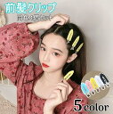 送料無料 前髪クリップ 同色4個セット レディース ヘアクリップ ヘアピン 洗顔 メイク 跡クセ 留め跡 目立たない 前髪 太め 可愛い