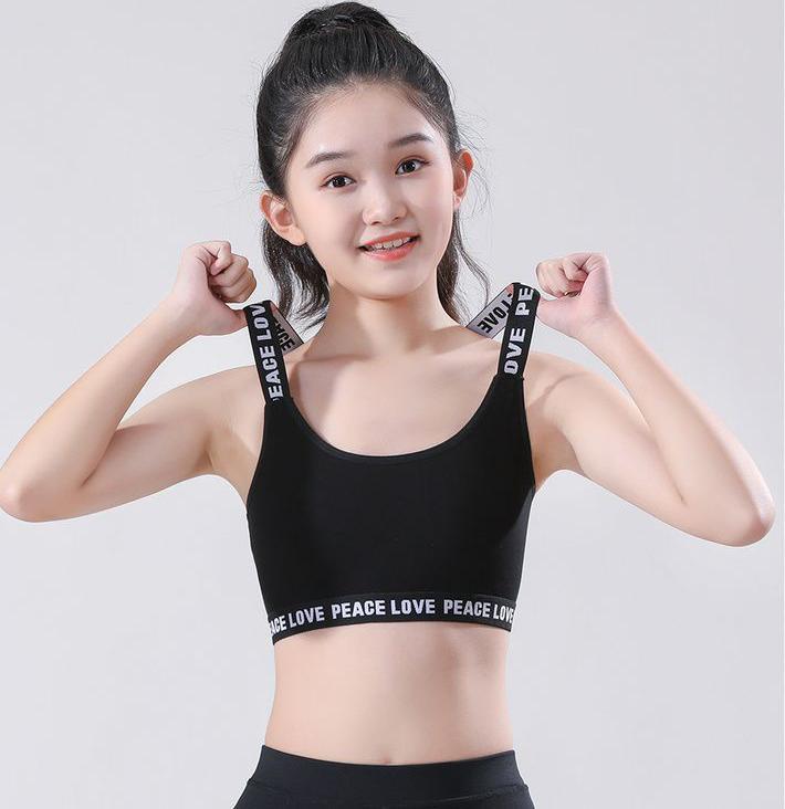 送料無料 ジュニアブラ スポーツブラ 子供用 キッズ ジュニア 女の子 女子 ガール ...