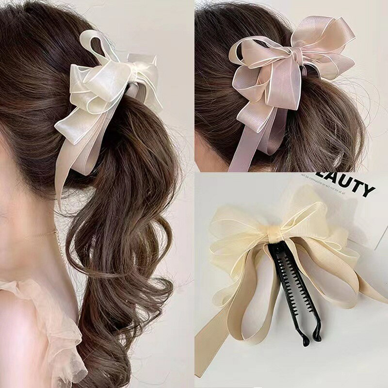 送料無料 バナナクリップ ヘアクリップ 髪留め レディース 女性 ヘアアクセサリー ...