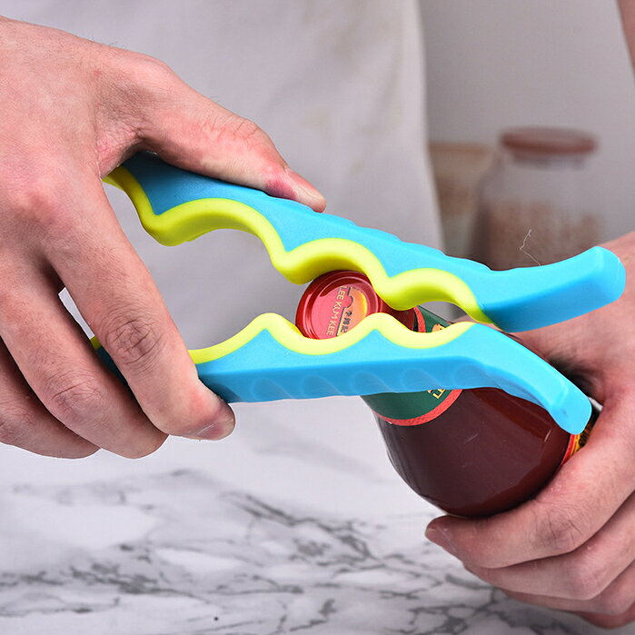送料無料 オープナー 栓抜き 蓋開け キャップオープナー 大きめ 大きい ペットボトル 缶 瓶 ビン ボトル フタ 簡単 便利グッズ キッチンツール plusnao-10407438 Plus Nao サンプル画像2