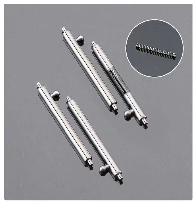 送料無料 バネ棒 2本セット 直径1.5mm 腕時計 ベルト バンド バックル 交換用パー...