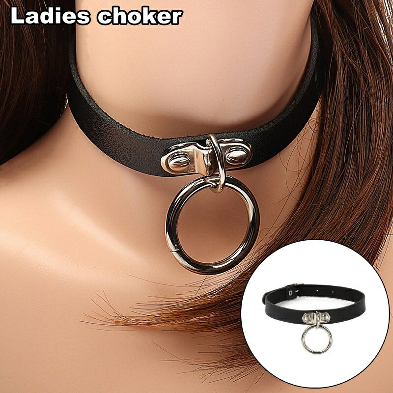 Free shipping! Choker necklace, faux leather necklace, women's accessory, punk rock style, cool, stylish, simple, gift, fashion accessory.