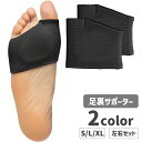 送料無料 足裏サポーター 両足用 左右セット 男女兼用 ユニセックス レディース メンズ 保護パッド 伸縮性 つま先 フットケア 衝撃吸収