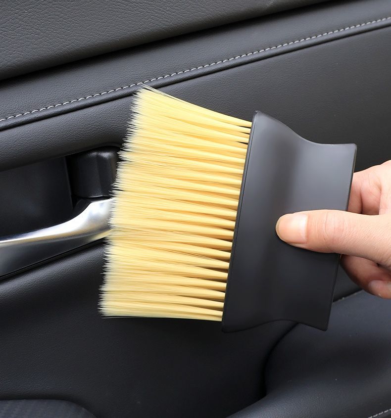 送料無料 車内清掃ブラシ 洗車用品 カー用品 ディテールブラシ 隙間掃除 ホコリ取...